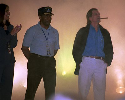 Erin Gray, Herb Jefferson jr., Dirk Benedict (hat immer eine Zigarre dabei)