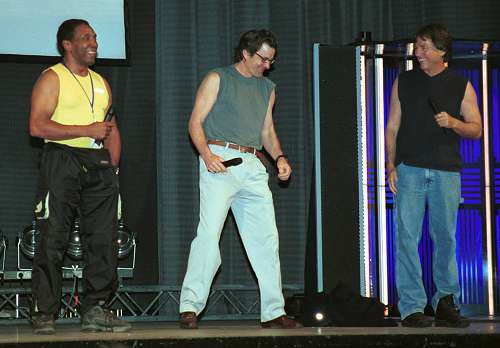 the three guys from Battlestar Galactica