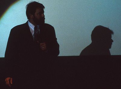 a man and his shadow