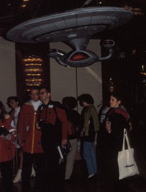 Enterprise in Ferengi Market Place