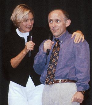 Denise Crosby and Armin Shimerman