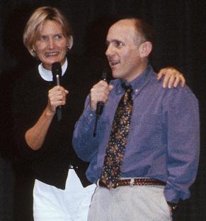 Denise Crosby and Armin Shimerman