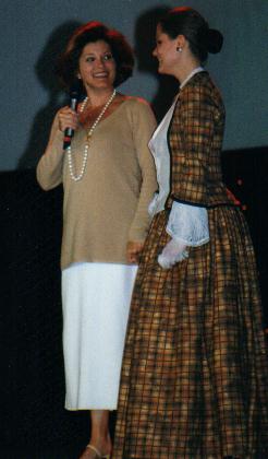 Kate Mulgrew with fan